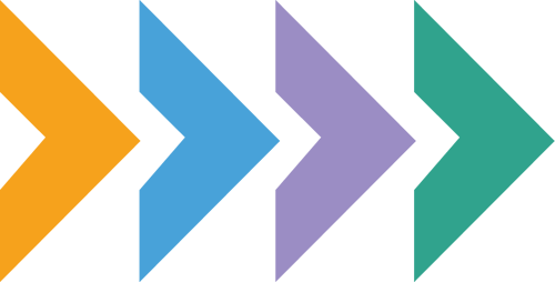 Multi Coloured Chevrons PNG